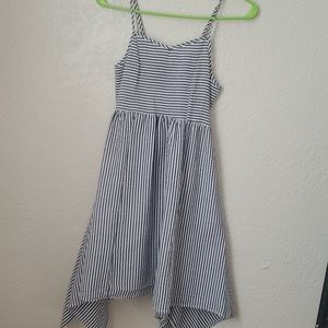 Spaghetti Strap Striped Dress